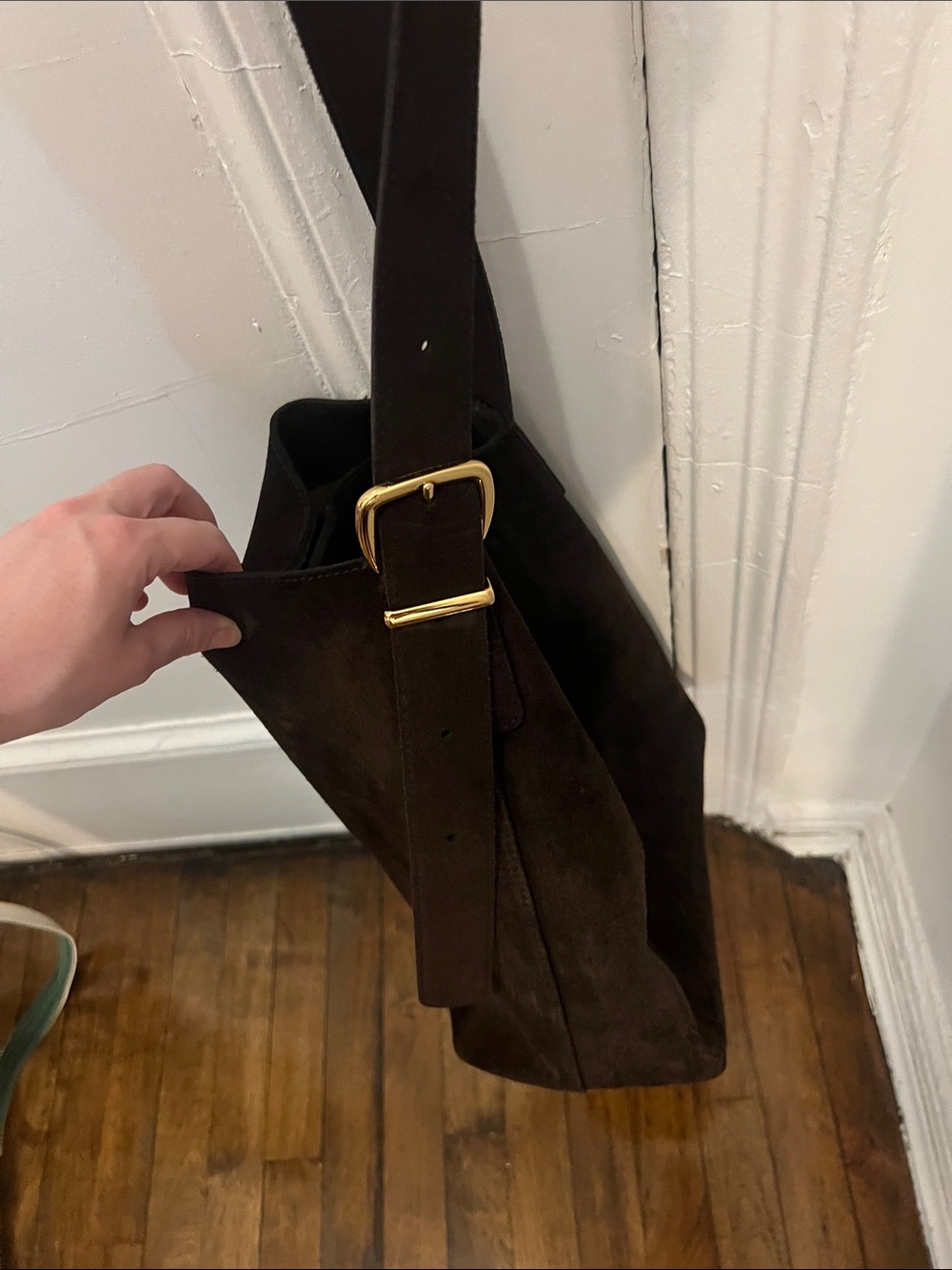 Madewell essential bucket suede bag - Picture 4 of 4